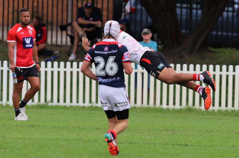 HMC trial ROOSTERS v DRAGONS