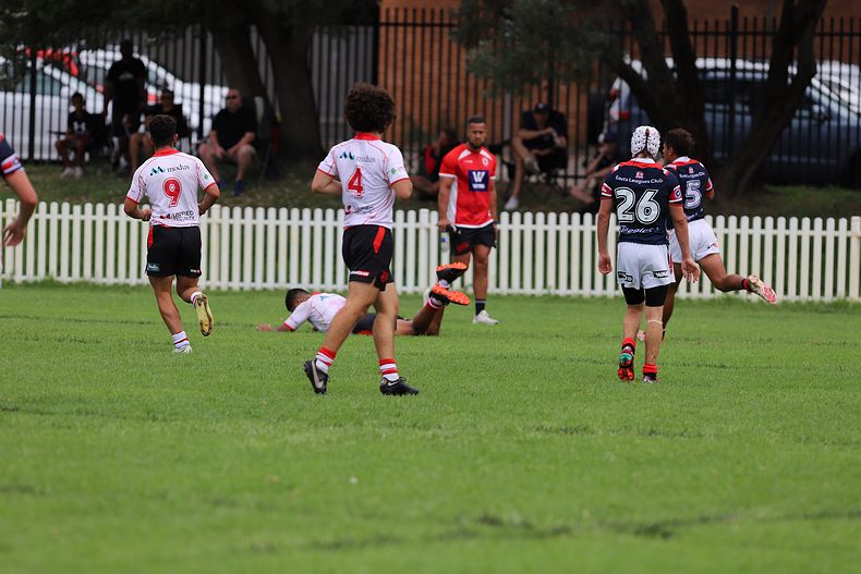 HMC trial ROOSTERS v DRAGONS