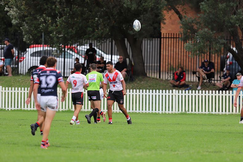 HMC trial ROOSTERS v DRAGONS