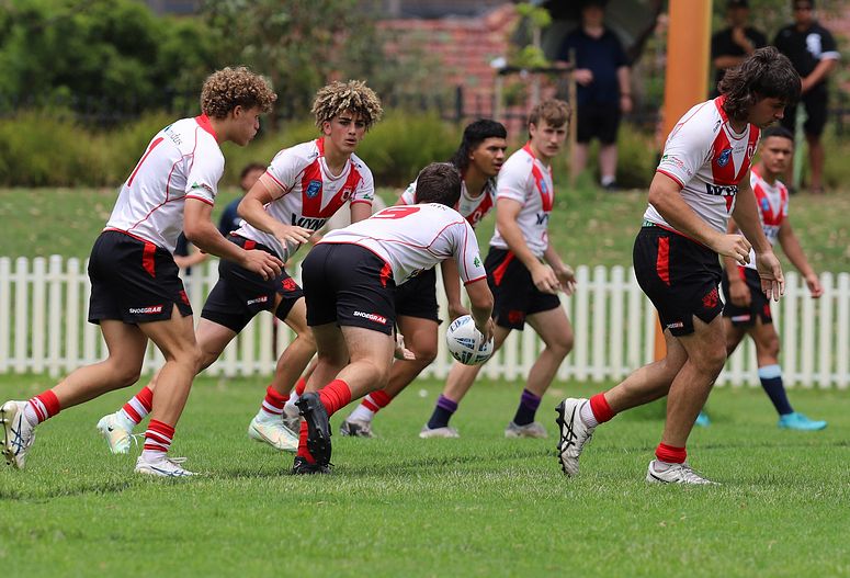 SG Ball Trial ROOSTERS v DRAGONS