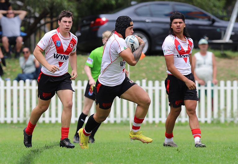 SG Ball Trial ROOSTERS v DRAGONS