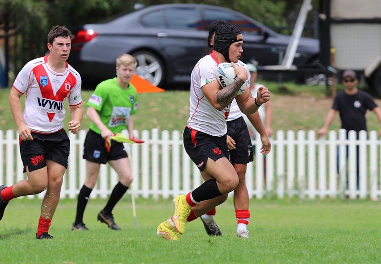 SG Ball Trial ROOSTERS v DRAGONS