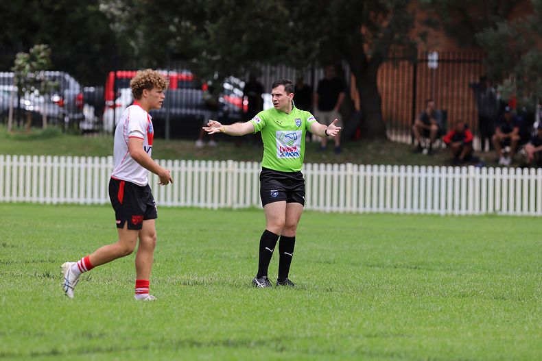 SG Ball Trial ROOSTERS v DRAGONS