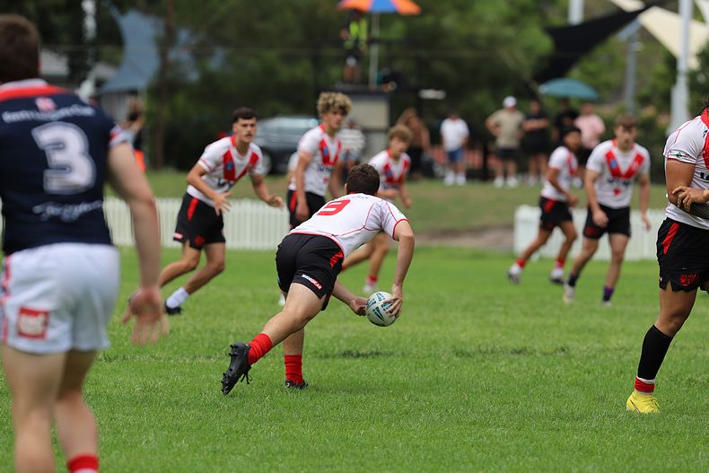 SG Ball Trial ROOSTERS v DRAGONS