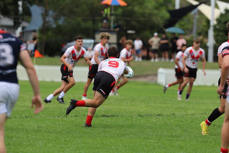 SG Ball Trial ROOSTERS v DRAGONS