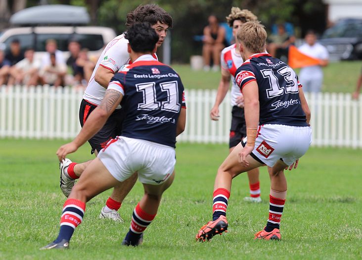 SG Ball Trial ROOSTERS v DRAGONS