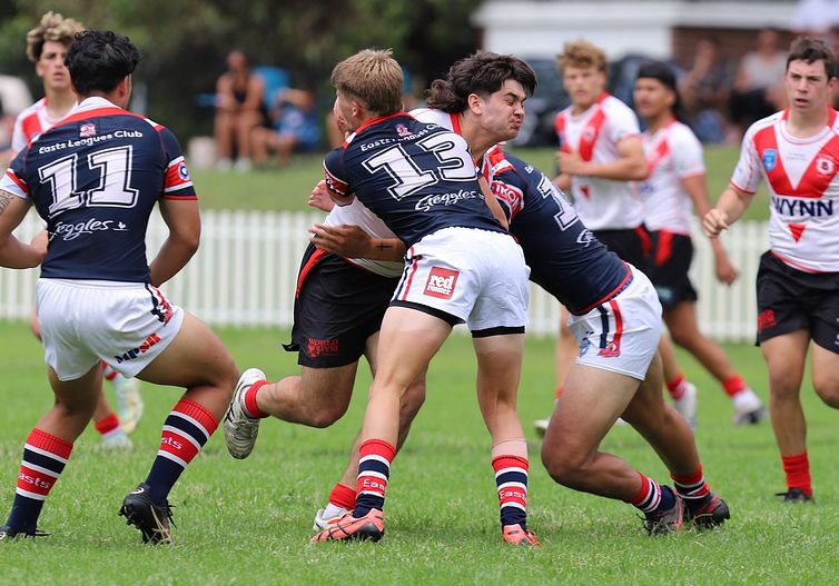 SG Ball Trial ROOSTERS v DRAGONS