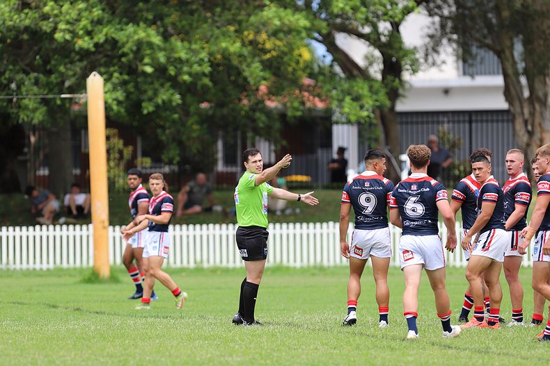 SG Ball Trial ROOSTERS v DRAGONS