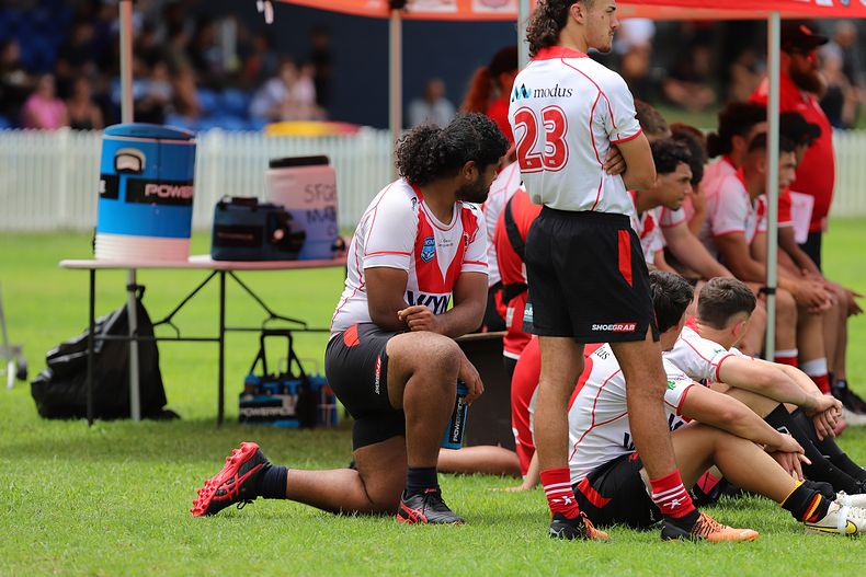 SG Ball Trial ROOSTERS v DRAGONS