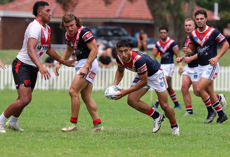 SG Ball Trial ROOSTERS v DRAGONS