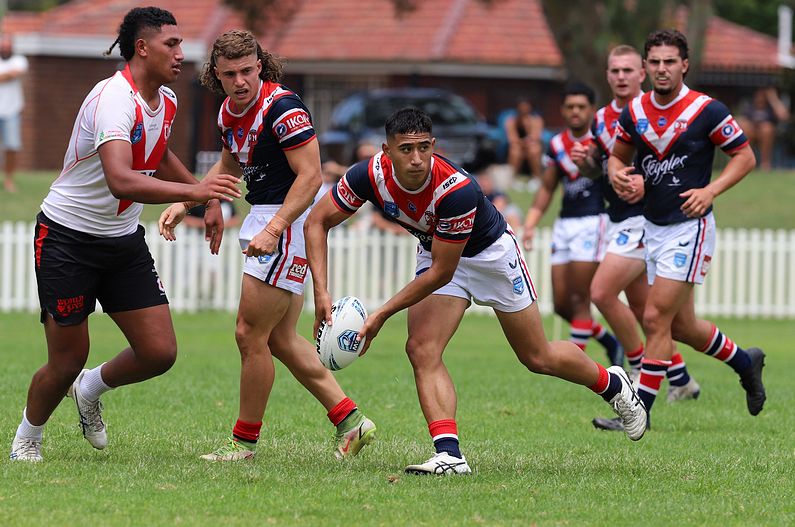 SG Ball Trial ROOSTERS v DRAGONS