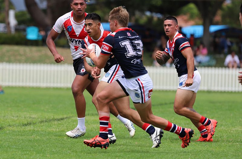 SG Ball Trial ROOSTERS v DRAGONS