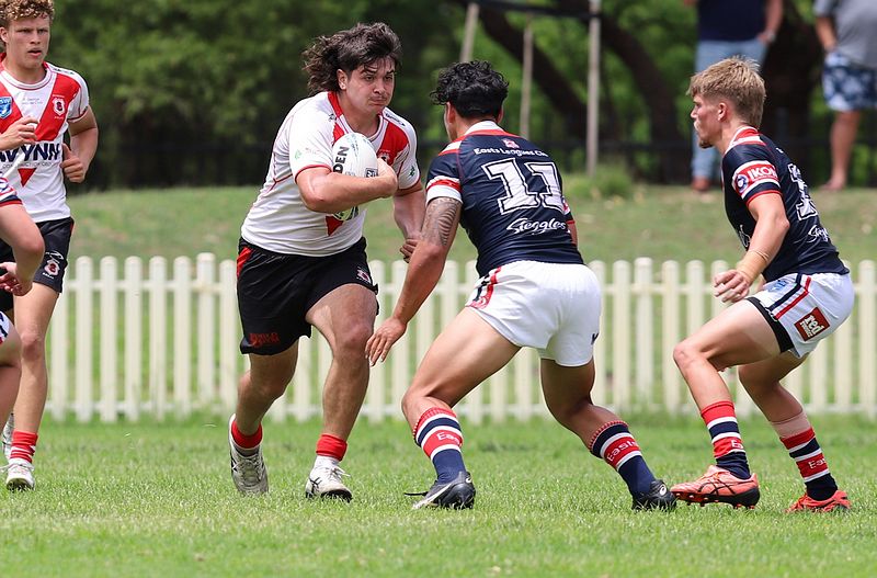 SG Ball Trial ROOSTERS v DRAGONS