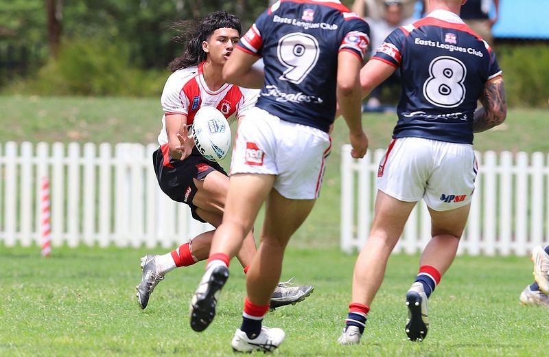 SG Ball Trial ROOSTERS v DRAGONS