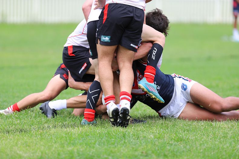 SG Ball Trial ROOSTERS v DRAGONS
