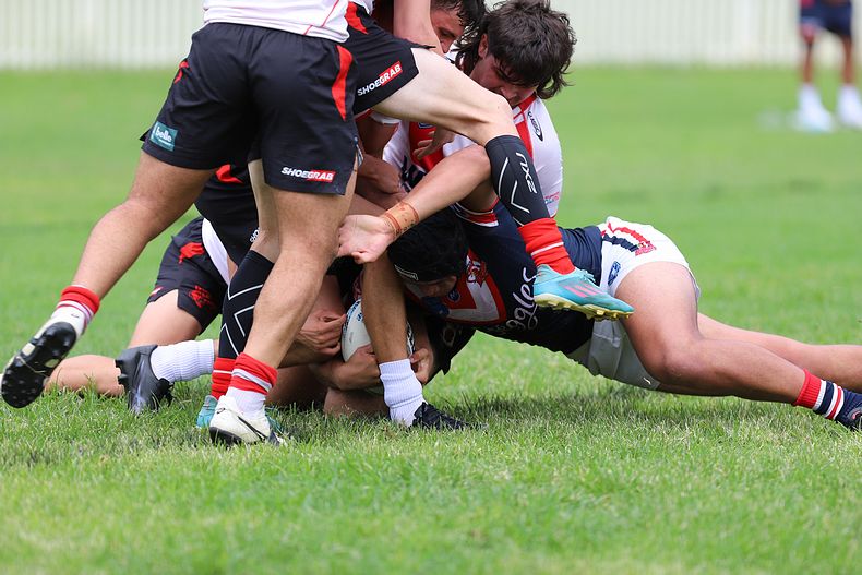 SG Ball Trial ROOSTERS v DRAGONS
