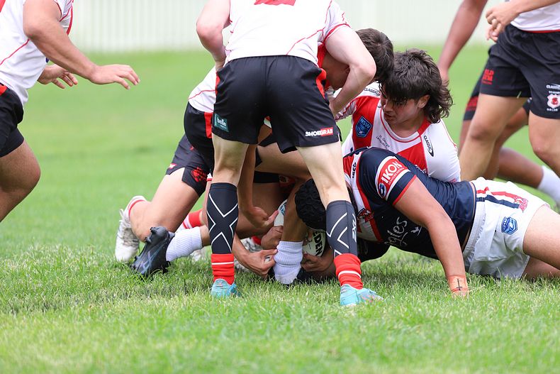 SG Ball Trial ROOSTERS v DRAGONS