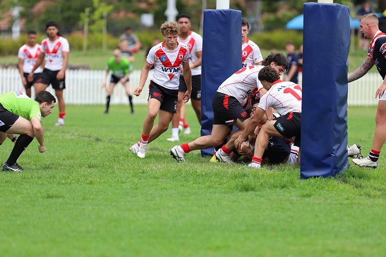 SG Ball Trial ROOSTERS v DRAGONS