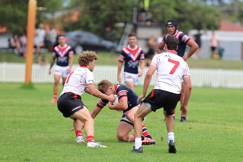 SG Ball Trial ROOSTERS v DRAGONS