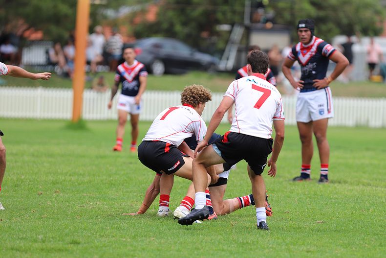 SG Ball Trial ROOSTERS v DRAGONS
