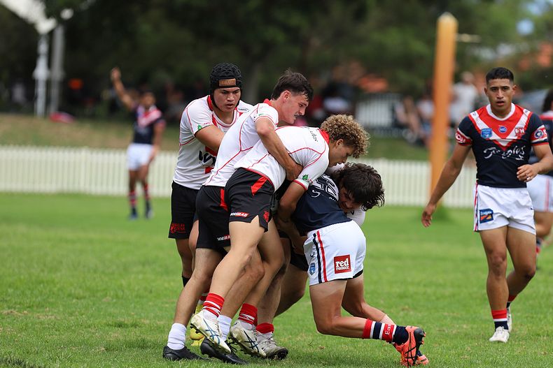SG Ball Trial ROOSTERS v DRAGONS