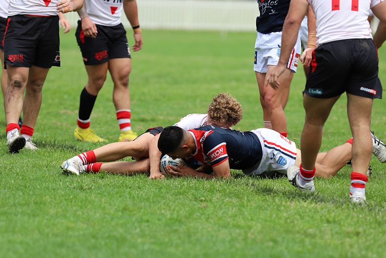 SG Ball Trial ROOSTERS v DRAGONS