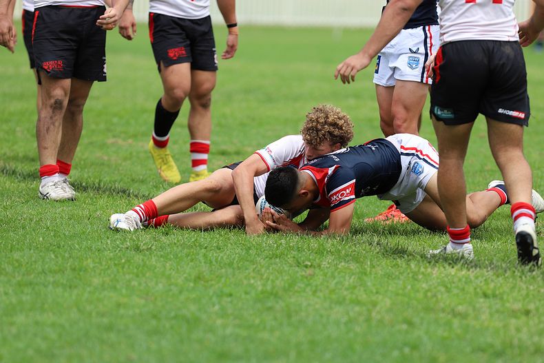 SG Ball Trial ROOSTERS v DRAGONS