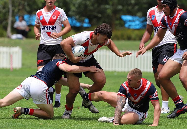 SG Ball Trial ROOSTERS v DRAGONS