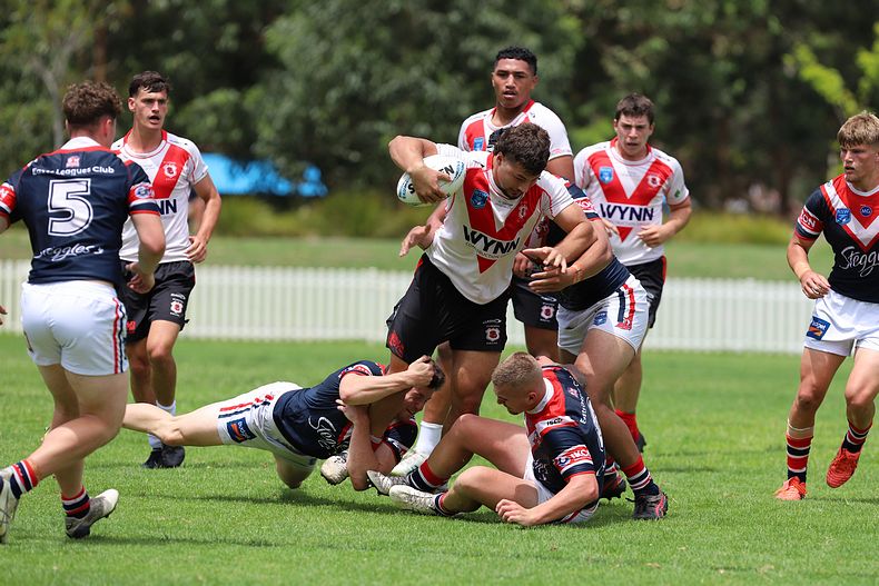 SG Ball Trial ROOSTERS v DRAGONS