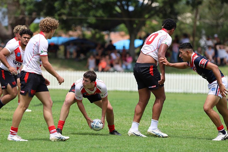 SG Ball Trial ROOSTERS v DRAGONS