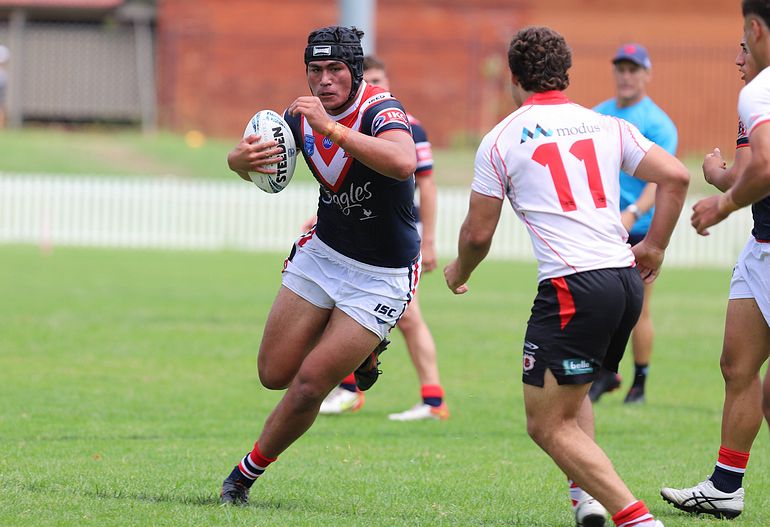 SG Ball Trial ROOSTERS v DRAGONS