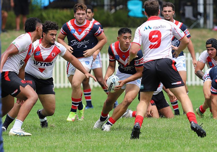 SG Ball Trial ROOSTERS v DRAGONS
