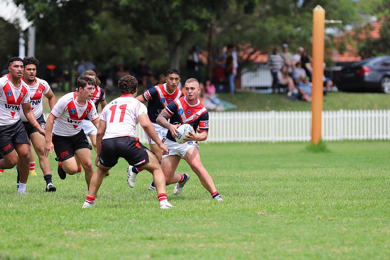 SG Ball Trial ROOSTERS v DRAGONS