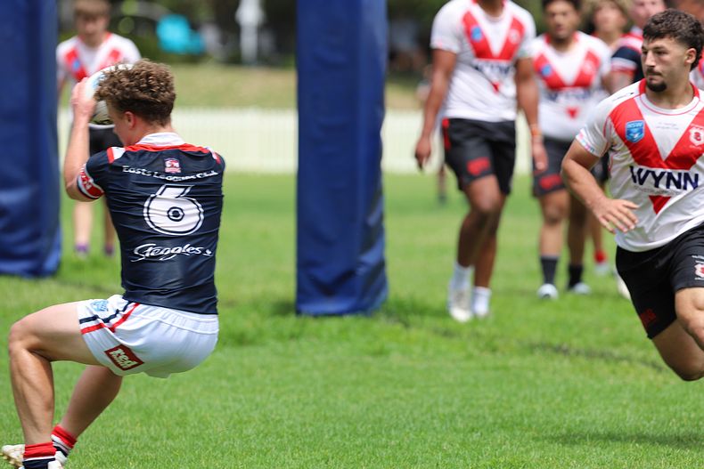 SG Ball Trial ROOSTERS v DRAGONS