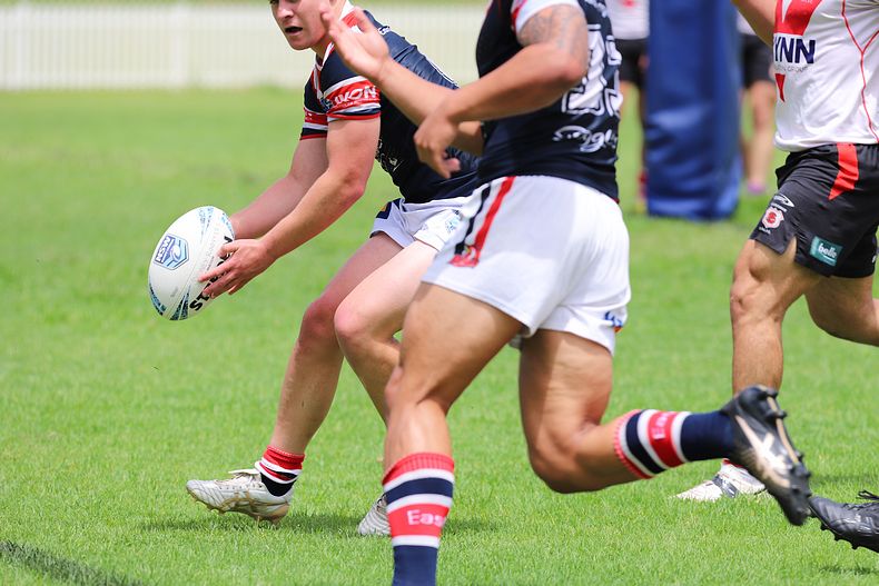 SG Ball Trial ROOSTERS v DRAGONS