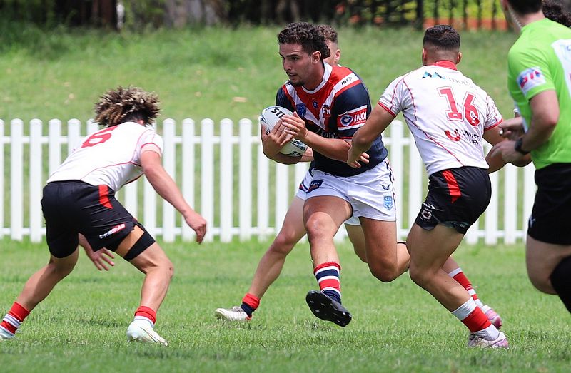 SG Ball Trial ROOSTERS v DRAGONS