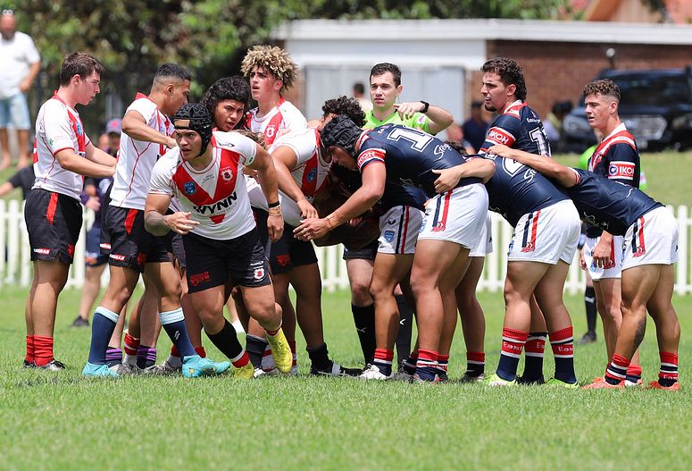 SG Ball Trial ROOSTERS v DRAGONS