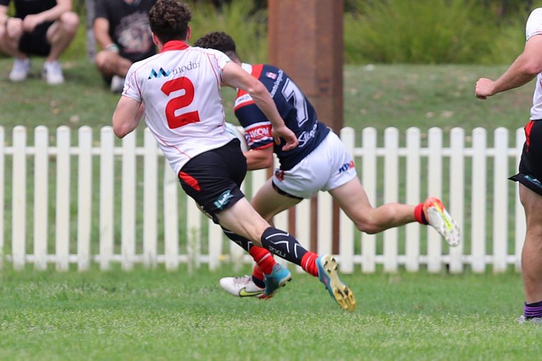 SG Ball Trial ROOSTERS v DRAGONS