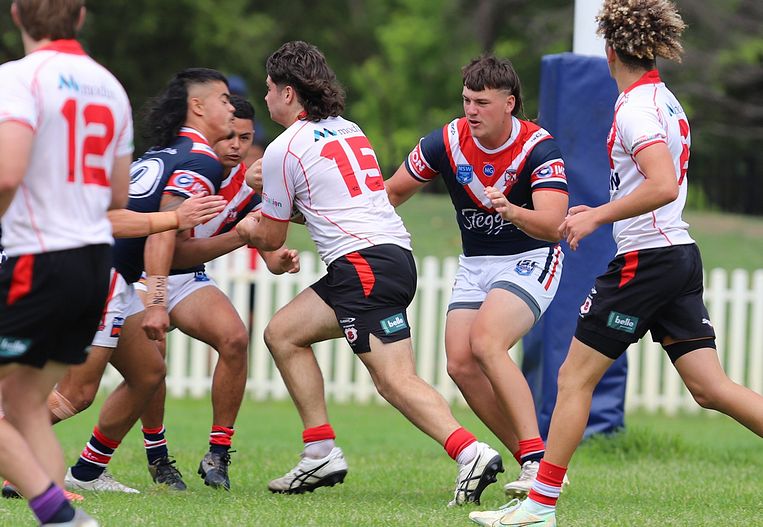 SG Ball Trial ROOSTERS v DRAGONS