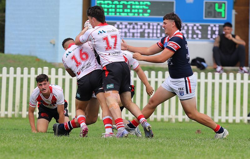 SG Ball Trial ROOSTERS v DRAGONS