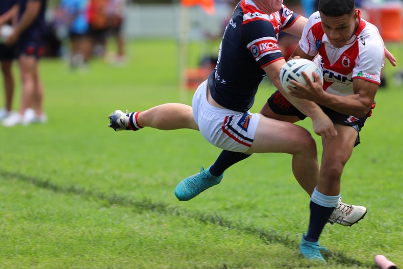 SG Ball Trial ROOSTERS v DRAGONS