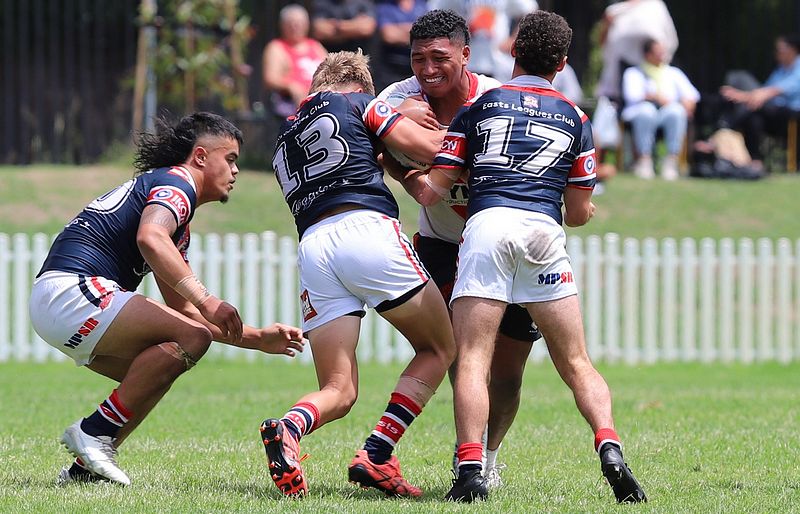SG Ball Trial ROOSTERS v DRAGONS