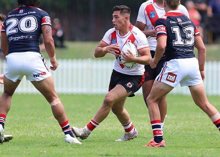 SG Ball Trial ROOSTERS v DRAGONS