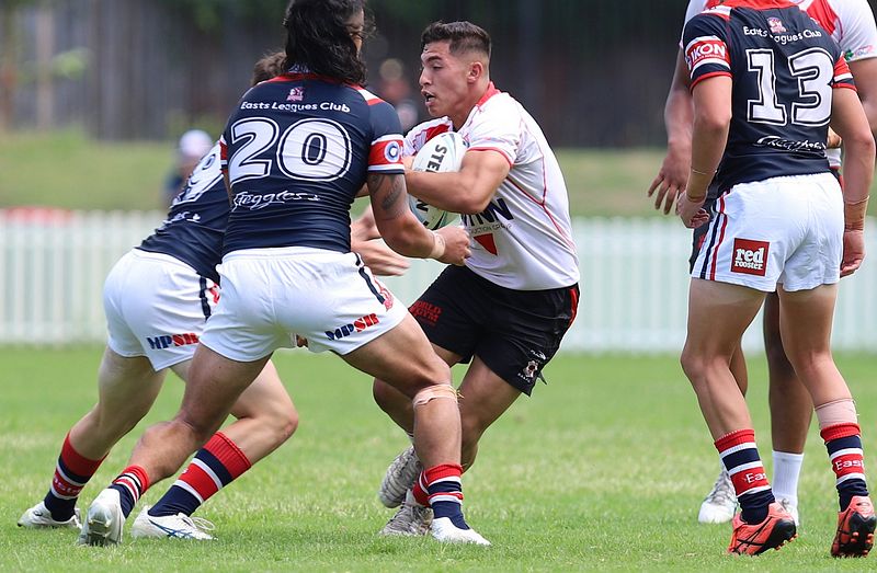SG Ball Trial ROOSTERS v DRAGONS