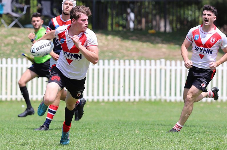 SG Ball Trial ROOSTERS v DRAGONS