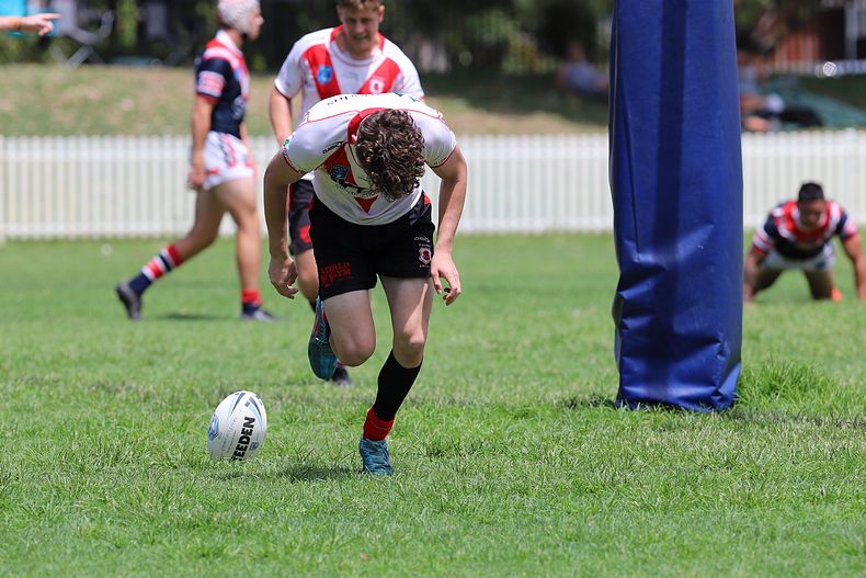 SG Ball Trial ROOSTERS v DRAGONS