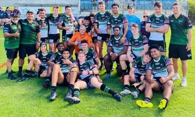 The Mendi Townsville BlackHawks 2022 Semi Final team photo