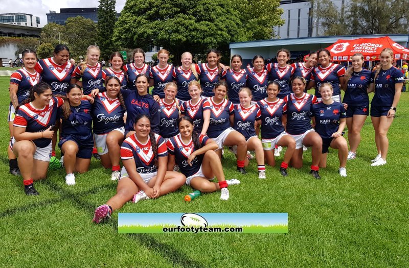Sydney Indigenous academy Roosters Tarsha Gale Cup Team (Photo : Steve Montgomery)