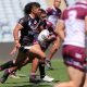 NSWRL Harold Matthews Cup Rnd 1 Action Photo's Western Suburbs Magpies v Manly Sea eagles (Photo's : Steve Montgomery)