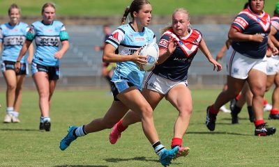 NSWRL Tarsha Gale Cup Rnd 3 Action Photo's Sydney Roosters vs Cronulla Sharks (Photo's : Steve Montgomery)